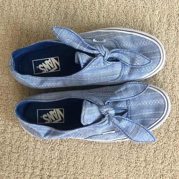 vans bow tie shoes
